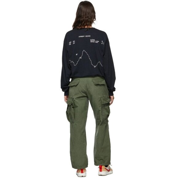 Tom Sachs Lunar Lander Long Sleeve T-Shirt Size S Mens Unisex Black $105 - Picture 13 of 14